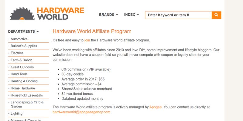 Woodworking Affiliate Programs 7