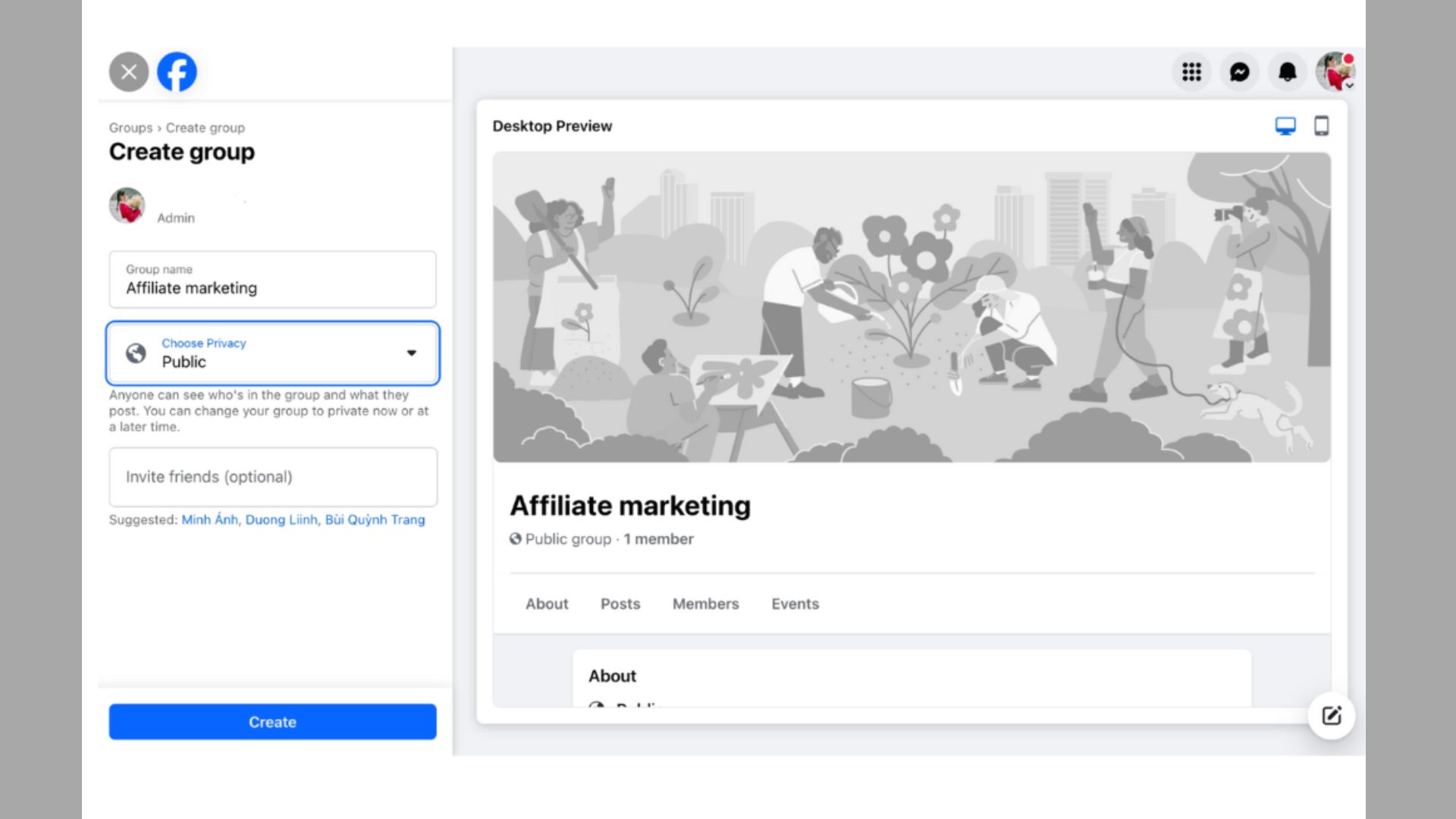 how to promote affiliate links on facebook