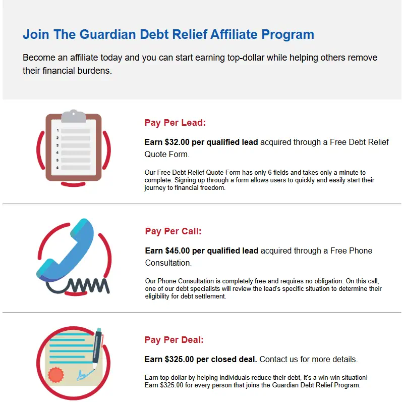 debt settlement affiliate program guide